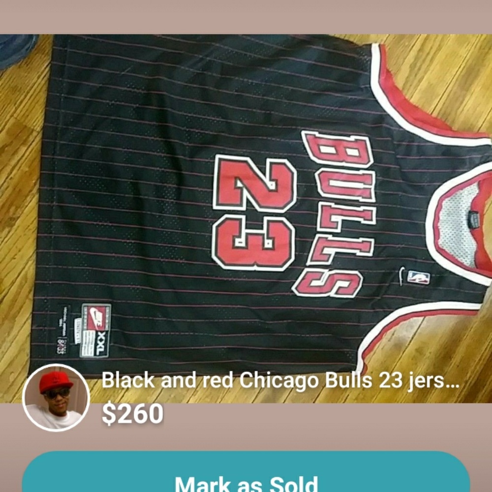 A Jordan Jersey throw back bulls